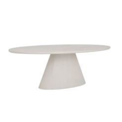 Mello Eettafel ovaal wit