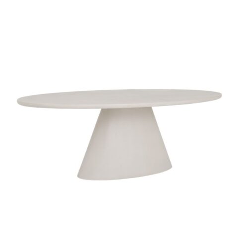 Mello Eettafel ovaal wit 200 cm