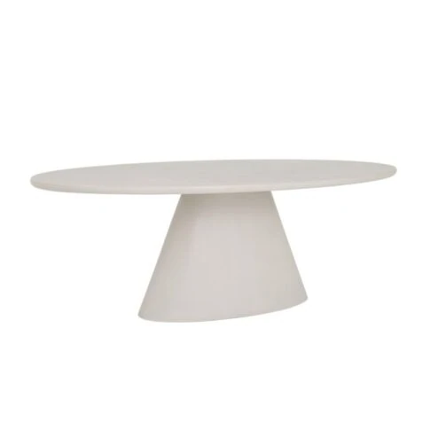 Mello Eettafel ovaal wit 200 cm