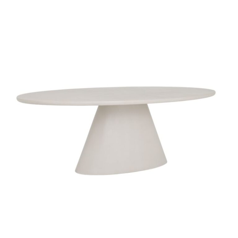 Mello Eettafel ovaal wit