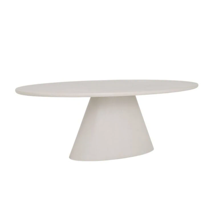 Mello Eettafel ovaal wit