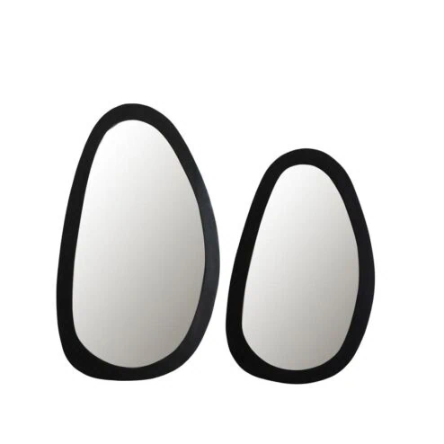 Spiegel Lucien 60 cm Zwart