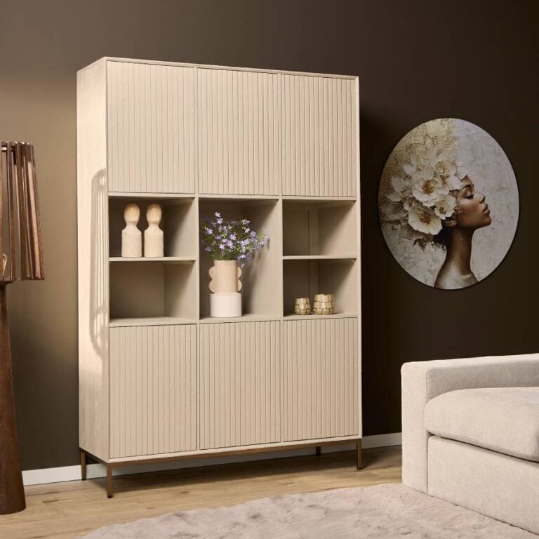 Vakkenkast Martin XL Zand 135 cm