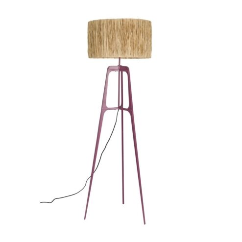 Afra 1-lichts Vloerlamp Plum