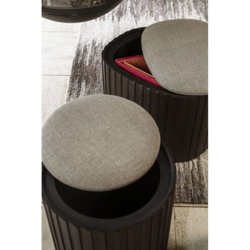 Bay Opbergpoef Bruin 52cm