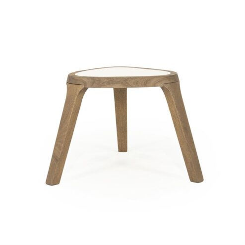 Bijzettafel Fred mangohout 38cm