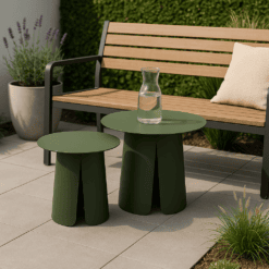 Bijzettafel Oslo set van 2 groen