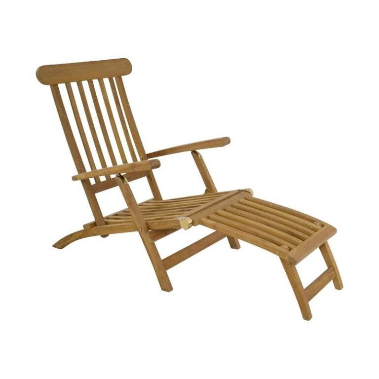Deckchair Teak verstelbaar
