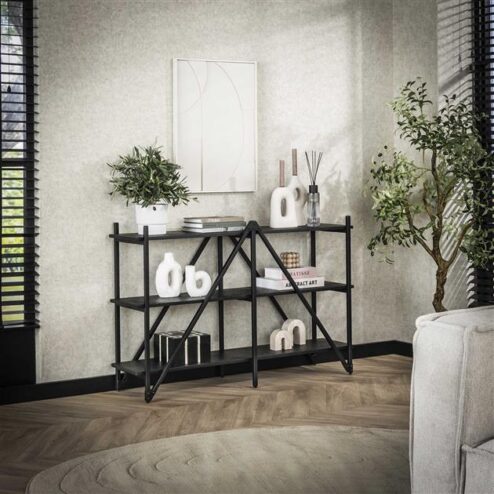 Eddy Wandrek 3 laags Antraciet 130cm