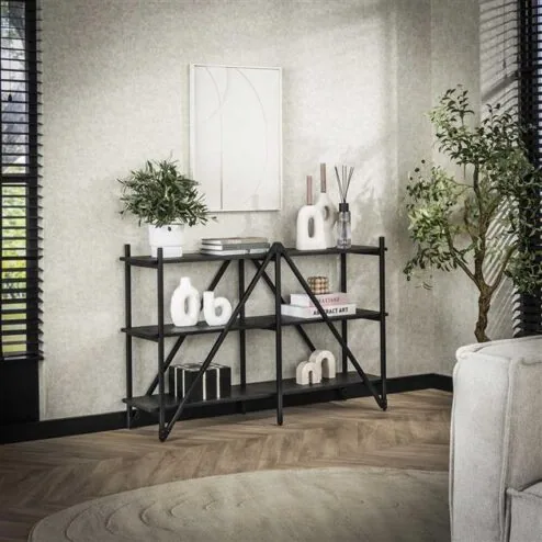 Eddy Wandrek 3 laags Antraciet 130cm