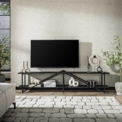 Eddy XL Tv-meubel metaal Antraciet 220cm