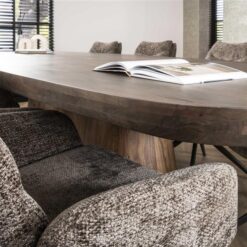 Eettafel Andreas ovaal Acaciahout 300cm