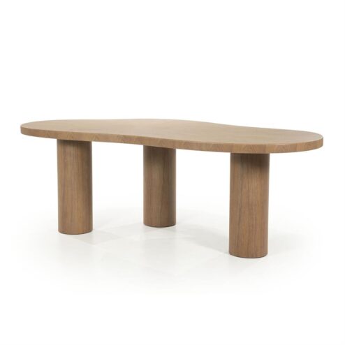 Eettafel Bobbie lichtbruin 215cm