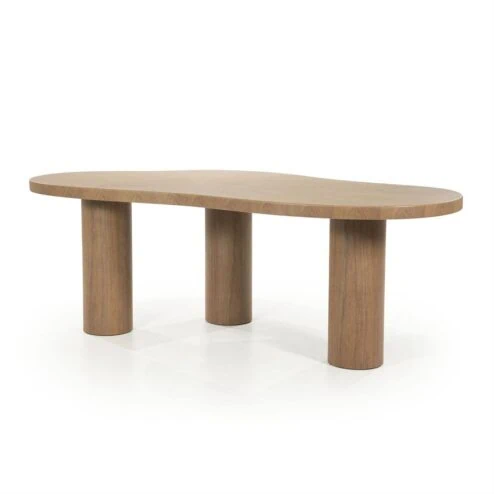 Eettafel Bobbie lichtbruin 215cm