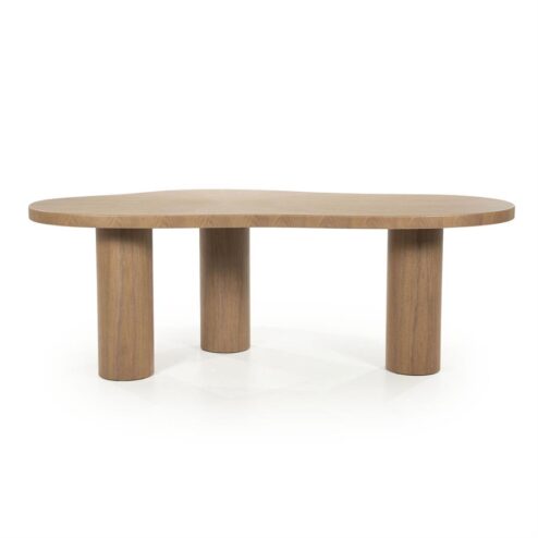 Eettafel Bobbie lichtbruin 215cm