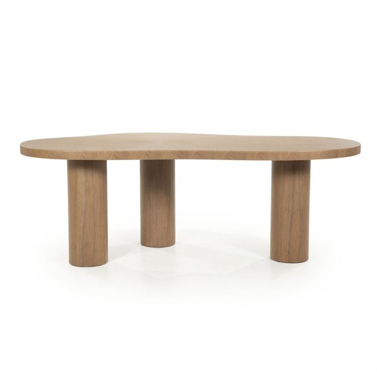 Eettafel Bobbie lichtbruin 215cm