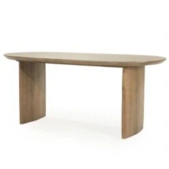 Eettafel Dex bruin eikenhout 180cm
