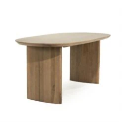 Eettafel Dex bruin eikenhout 180cm