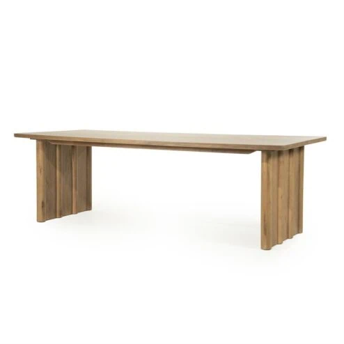 Eettafel Jake bruin eikenhout 250cm