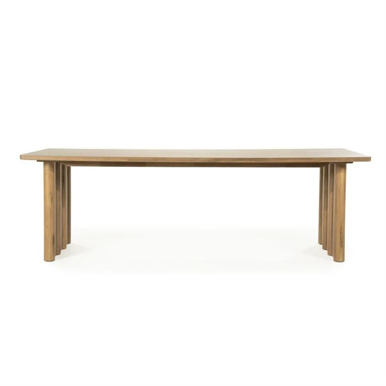 Eettafel Jake bruin eikenhout 300cm