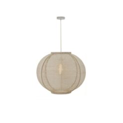 Fabric 1-lichts Hanglamp Zand 48cm