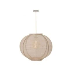 Fabric 1-lichts Hanglamp Zand 58cm