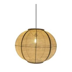 Fabric 1-lichts Hanglamp Zand 78cm