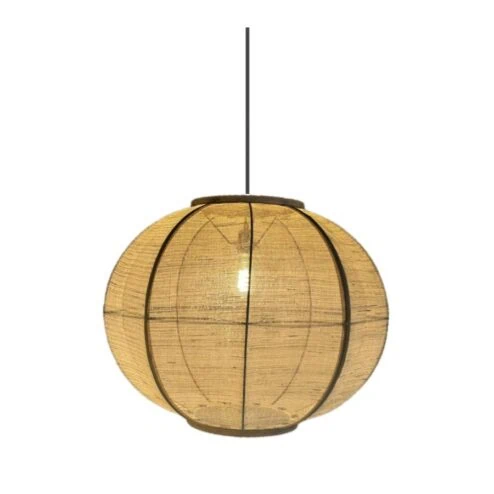 Fabric 1-lichts Hanglamp Zand 78cm