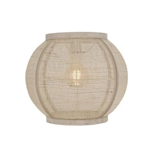 Fabric 1-lichts Plafondlamp Zand 33cm