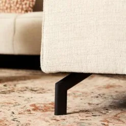 5 zits + Divan Rechts Beige Stof