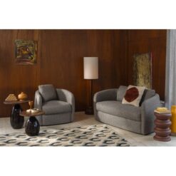 Jones 1-lichts Vloerlamp Bruin