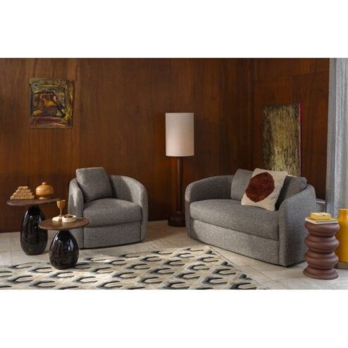 Jones 1-lichts Vloerlamp Bruin