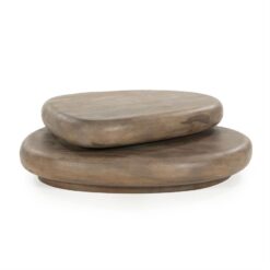 Kabo Salontafel set Mangohout bruin 100cm