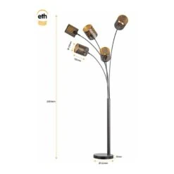 Laser 5-lichts Vloerlamp