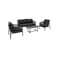 Loungeset Osaka zwart