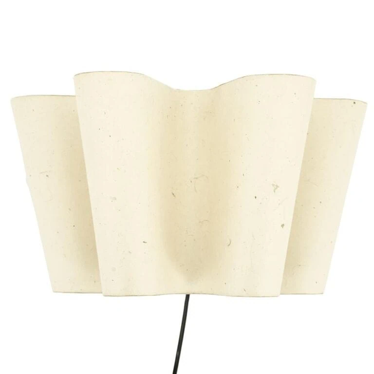 Meander 1-lichts Wandlamp Papier