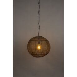 Meezan 1-lichts Hanglamp Zwart 50cm