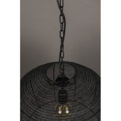 Meezan 1-lichts Hanglamp Zwart 50cm