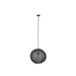 Meezan 1-lichts Hanglamp Zwart 50cm