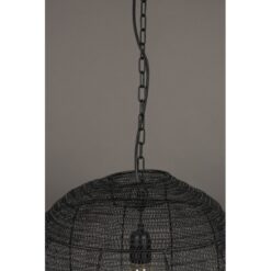 Meezan 1-lichts Hanglamp Zwart 50cm