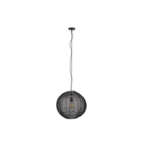 Meezan 1-lichts Hanglamp Zwart 50cm
