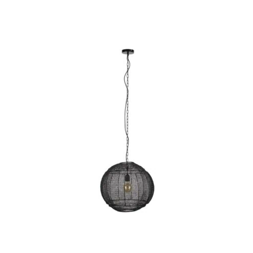 Meezan 1-lichts Hanglamp Zwart 50cm