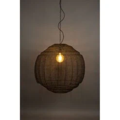 Meezan 1-lichts Hanglamp Zwart 70cm
