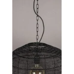 Meezan 1-lichts Hanglamp Zwart 70cm