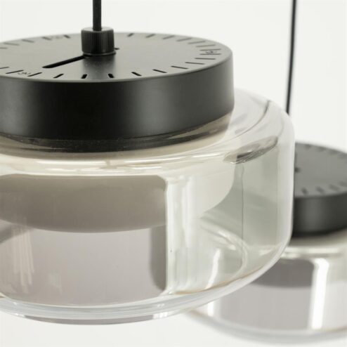 Pivot 3-lichts getrapte Hanglamp