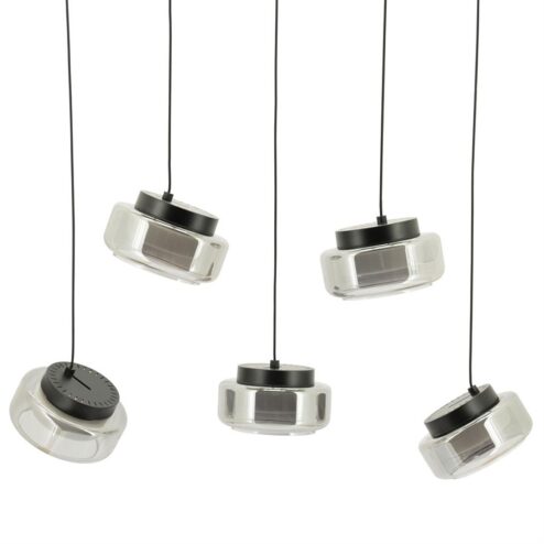Pivot 5-lichts getrapte Hanglamp