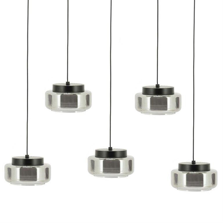 Pivot 5-lichts getrapte Hanglamp
