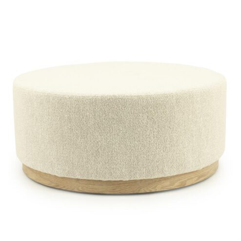 Poef Avah large beige 80cm