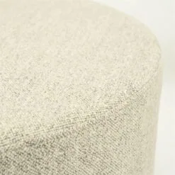 Poef Avah large taupe 80cm