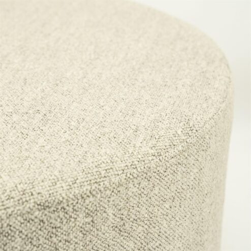 Poef Avah large taupe 80cm